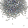 TR-11-176 - 11/0 - TOHO BEADS® - Transparent Rainbow Black Diamond - 50gms - Glass Round Seed Beads