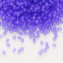 DB0783 - 11/0 - Miyuki Delica - Translucent Matte Dyed Purple - 7.5gms - Cylinder Seed Beads