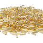 Miyuki Bugle Beads - 9mm x 1.9mm glass - S/L Gold 003 (50gms)