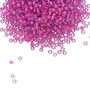 TR-11-980 - 11/0 - TOHO BEADS® - Translucent Neon Pink-Lined Luminous Light Sapphire - 7.5gms - Glass Round Seed Beads