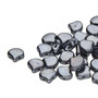 GNK8723980-14400 - 7.5mm - Matubo Czech - Jet Gunmetal - 10gm bag (approx 38 beads) - Glass Ginko Bead
