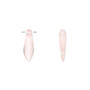 5801 - 15.5 x 5mm - Czech - Light Rose - 1 Strand (Approx 140 beads) - Top Drilled Glass Daggers