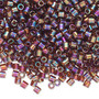 DBL-0170 - 8/0 - Miyuki - Translucent  Rainbow Topaz - 7.5gms (approx 220 Beads) - Glass Delica Beads - Cylinder