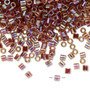 DBL-0088 - 8/0 - Miyuki - Semi-Transparent C/L Dk Topaz Brown - 7.5gms (approx 220 Beads) - Glass Delica Beads - Cylinder