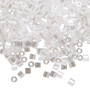DBLC-0050 - 8/0 - Miyuki - Transparent Crystal Luster - 7.5gms (approx 220 Beads) - Glass Delica Beads - Cylinder Hex
