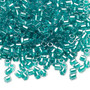 DBL-0904 - 8/0 - Miyuki - Transparent C/L Teal Green - 7.5gms (approx 220 Beads) - Glass Delica Beads - Cylinder