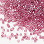 DBL-0902 - 8/0 - Miyuki - Transparent C/L Hot Pink - 7.5gms (approx 220 Beads) - Glass Delica Beads - Cylinder