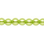 8mm - Celestial Crystal® - Lime Green - 2 Strands - Round Glass Pearl