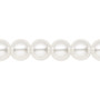 10mm - Celestial Crystal® - White - 2 Strands - Round Glass Pearl