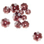 10x3.5mm / 8x3mm / 6x2mm - Celestial Crystal® - Tr Amethyst Purple  - 12 Pack - Margarita Flower