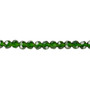 4mm - Celestial Crystal® - Transparent Emerald Green - 1 Strand (approx. 100 Pack)  - 32 Facet Round