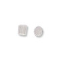 Rubber Earring Polyclutch 3x3mm - 100pk