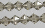 4mm - Imperial Glass - Gray - 2 strands - (approx 180pcs) - Glass Bicone