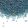 TR-11-167BDF - 11/0 - TOHO BEADS® -  Transparent Rainbow Frosted Teal - 50gms - Glass Round Seed Beads