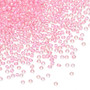 TR-11-191B - 11/0 - TOHO BEADS® - Opaque Hot Pink-Lined Rainbow Clear - 50gms - Glass Round Seed Beads