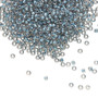 TR-11-288 - 11/0 - TOHO BEADS® -  Translucent Metallic Blue-Lined Crystal Clear - 50gms - Glass Round Seed Beads