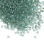 TR-11-284 - 11/0 - TOHO BEADS® - Transparent Gold-Lined Aqua - 50gms - Glass Round Seed Beads