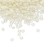 TR-08-122 - 8/0 - TOHO BEADS® - Opaque Luster Navajo White - 7.5gm Vial - Glass Round Seed Beads