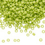 TR-08-44F - 8/0 - TOHO BEADS® - Opaque Frosted Sour Apple - 7.5gm Vial - Glass Round Seed Beads