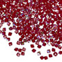 3mm - Preciosa Czech - Siam AB - 48 pk - Faceted Bicone Crystal