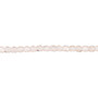 3mm - Czech - Light Rose - Strand (approx 130 beads) - Faceted Round Fire Polished Glass