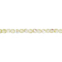 3mm - Czech - Two tone Crystal/Peridot Green AB - Strand (approx 130 beads) - Faceted Round Fire Polished Glass
