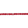 3mm - Czech - Ruby Red - Strand (approx 130 beads) - Faceted Round Fire Polished Glass