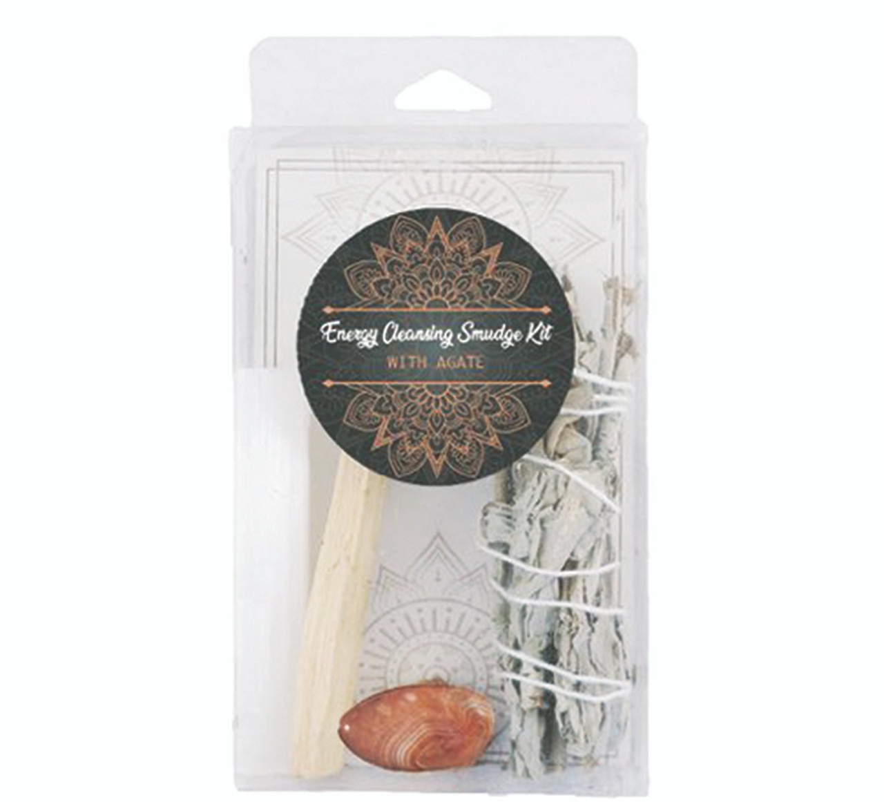 Energy Cleansing Smudge Kit With Agate Mystik Sisters™