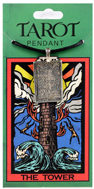 Tarot Card Pendant - The Tower