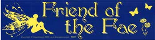 Friend of the Fae bumper sticker