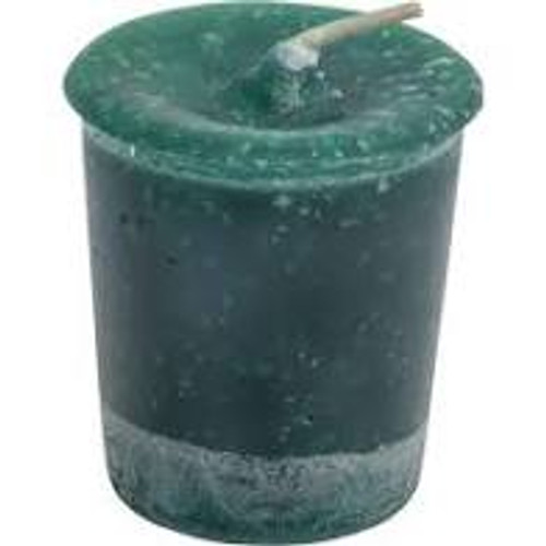 Votive Herbal Candle - Peace (Dark Green)