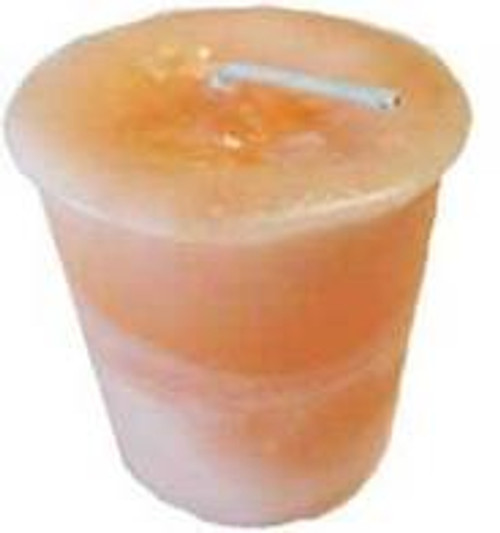 Votive Herbal Candle - Compassion (Light Orange)