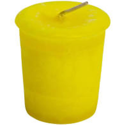 Votive Herbal Candle - Positive Energy (Yellow)