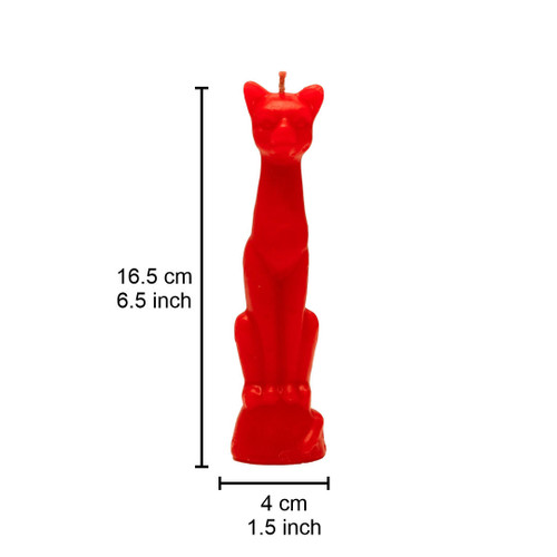 Cat Figure Candle - Red Cat Figure Candle - Red
