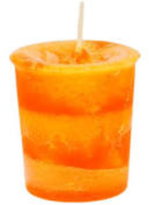 Votive Herbal Candle - Joy (Tangerine Orange)