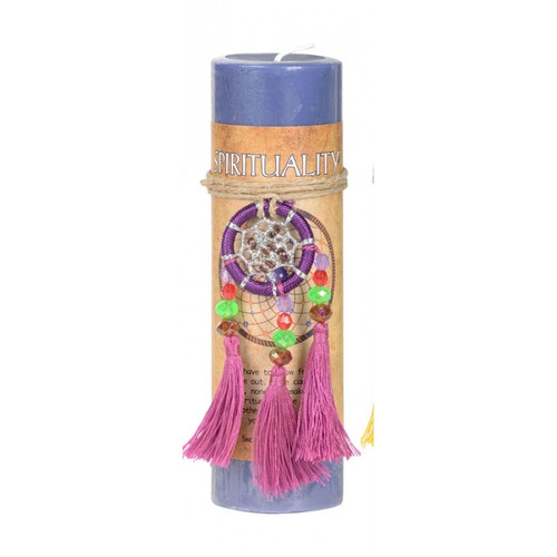 Dreamcatcher Pillar Candle - Spirituality