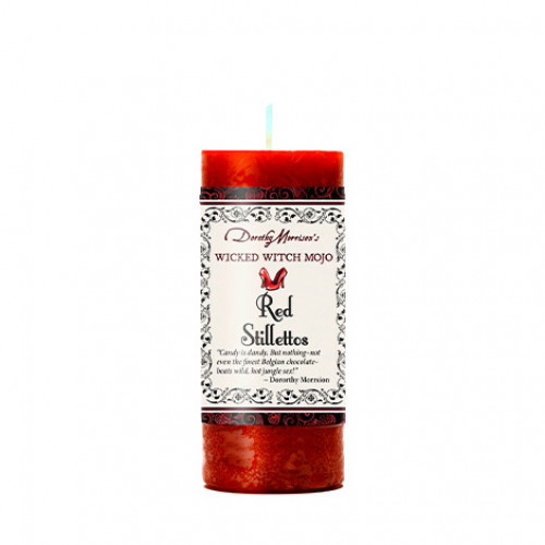 Wicked Witch Mojo Candle Red Stilettos
