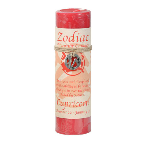 Zodiac Pillar Candle - Capricorn