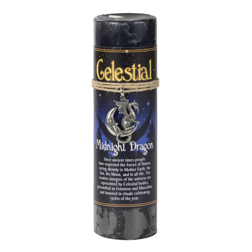 Celestial Candle - Midnight Dragon