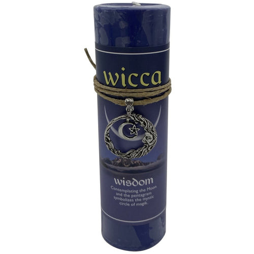 Wicca Candle - Wisdom (Contemplating Moon)