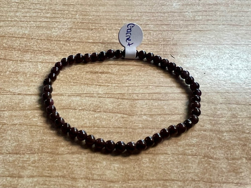 Garnet 4MM Bracelet
