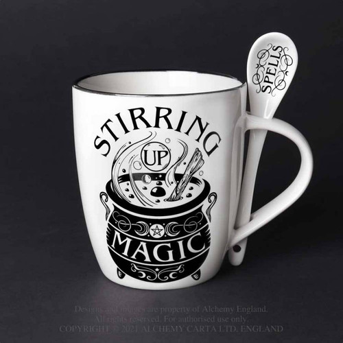 Stirring Up Magic Mug And Spoon