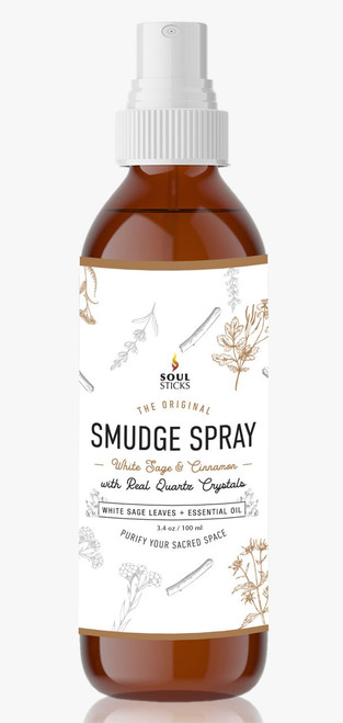 White Sage & Cinnamon Smudge Spray 3.4 oz