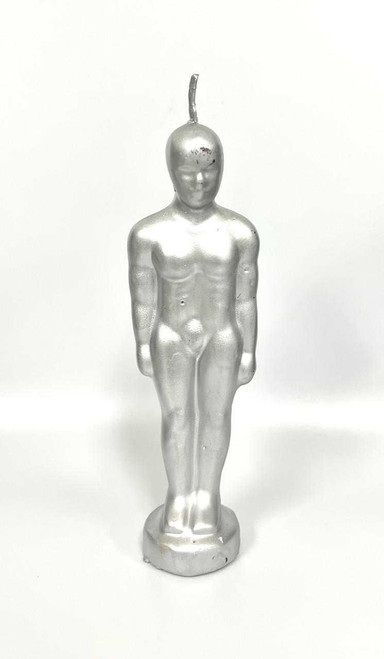Male Figure Candle - Silver Male Figure Candle - Silver