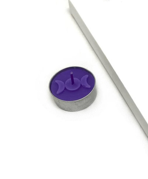 Triple Moon Tealight Candle - Purple Triple Moon Tealight Candle - Purple