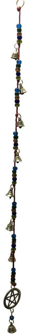 Brass Wind Chime String with Pentacle Brass Wind Chime String with Pentacle