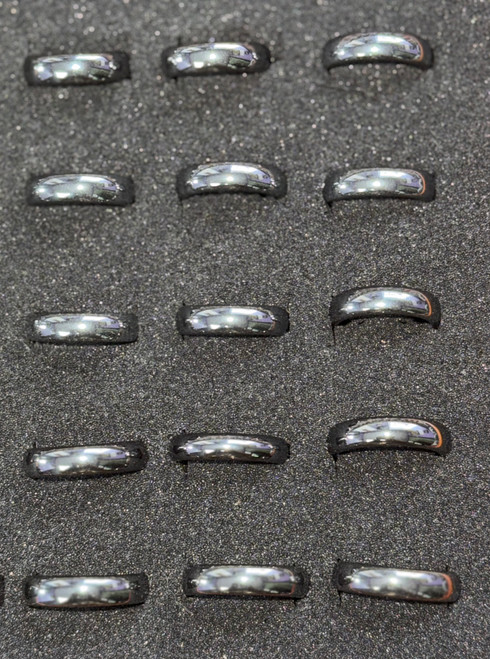 Assorted Round Hematite Rings Assorted Round Hematite Rings