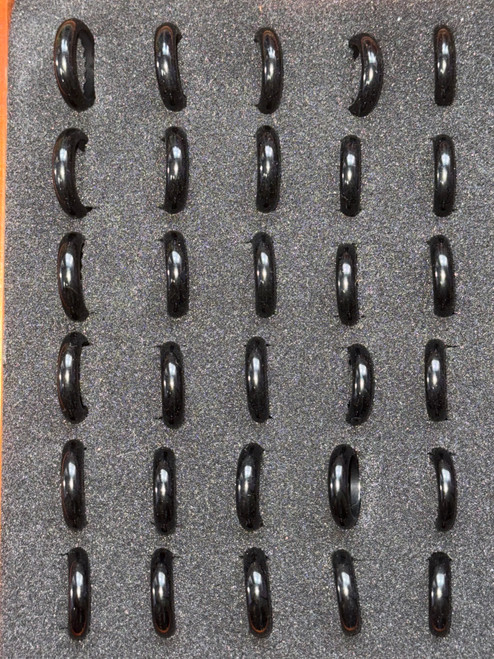 Assorted Black Obsidian Ring Assorted Black Obsidian Ring