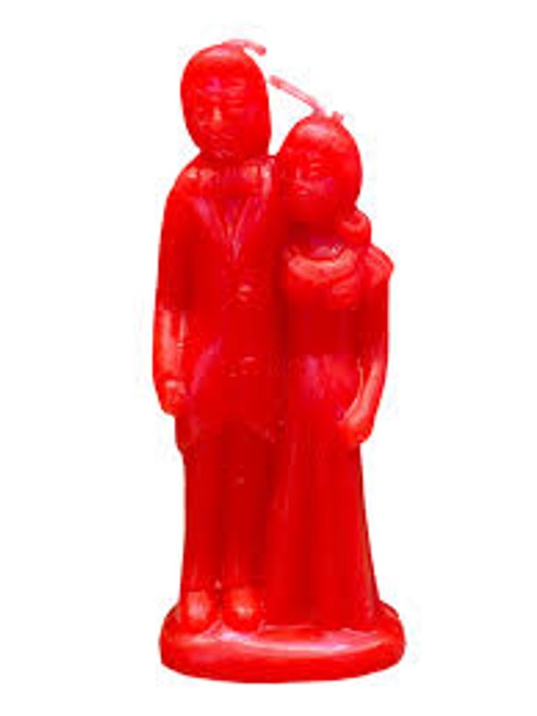 Ritual Wedding Couple Shaped Candle - Red Ritual Wedding Couple Shaped Candle - Red