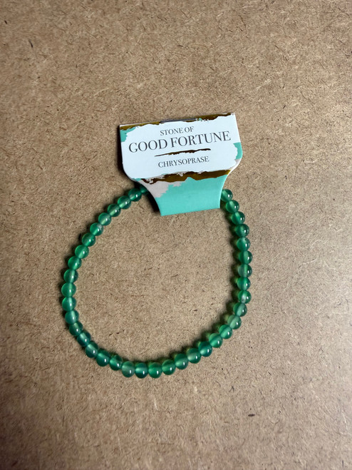 Chrysoprase Bracelet 4mm